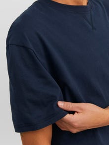 Jack & Jones T-shirt Logo Col rond -Navy Blazer - 12240266