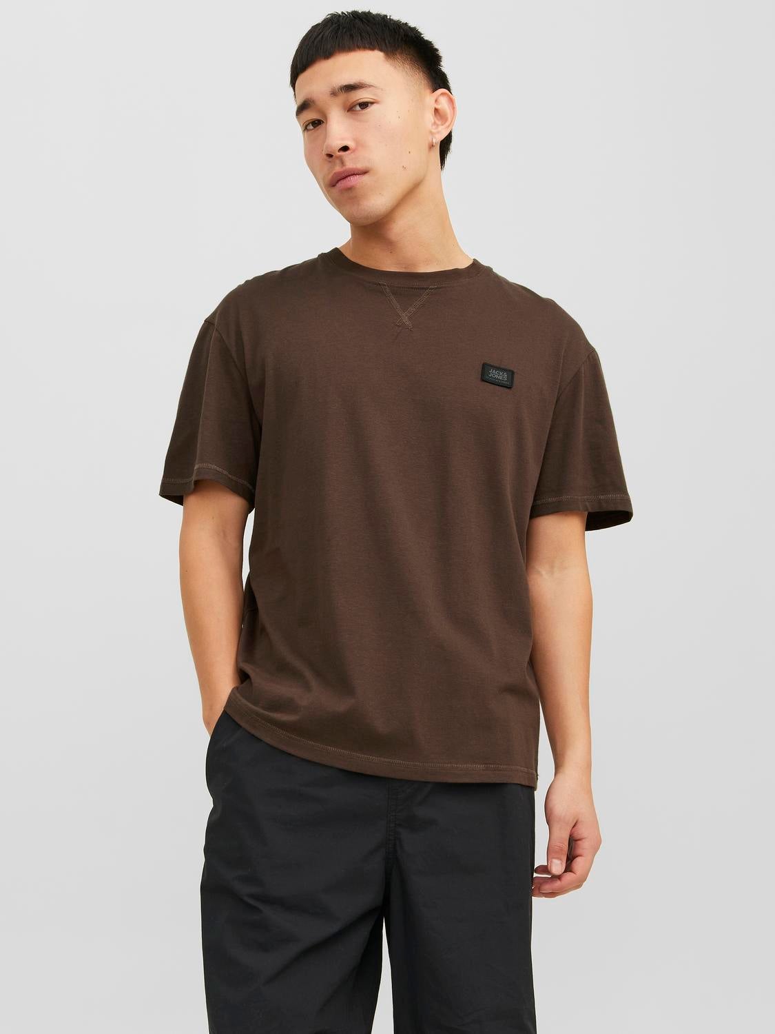 T-shirt Logo Col Rond - Jack & Jones - Modalova