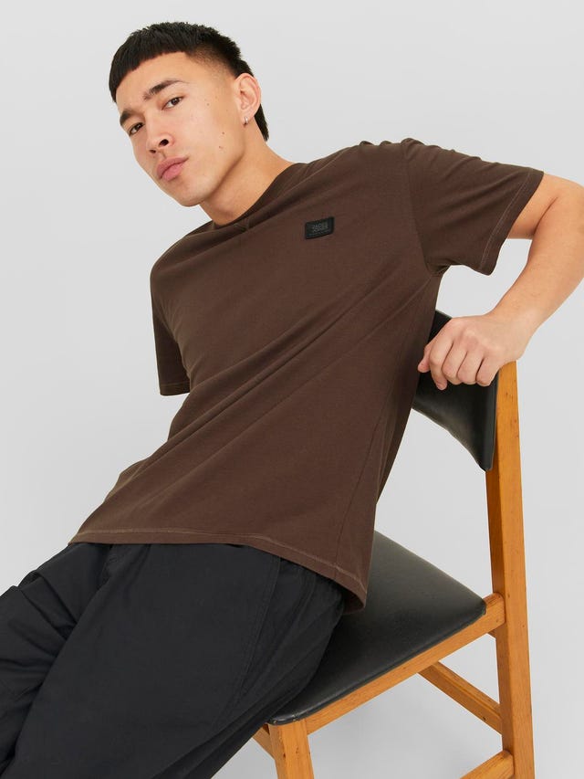 Jack & Jones Logo Kruhový výstřih Tričko - 12240266