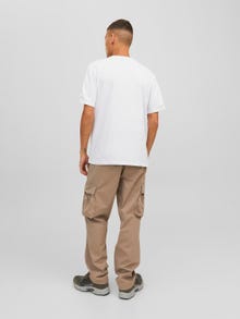 Jack & Jones Logo Pyöreä pääntie T-paita -White - 12240276