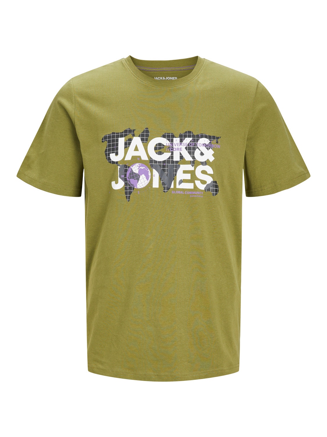 Jack & Jones Camiseta Logotipo Cuello redondo -Olive Branch - 12240276