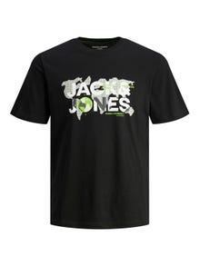 Jack & Jones Logó Környak Trikó -Black - 12240276