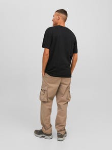 Jack & Jones Logó Környak Trikó -Black - 12240276