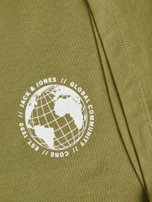 Jack & Jones Potištěný Kruhový výstřih Tričko -Olive Branch - 12240279