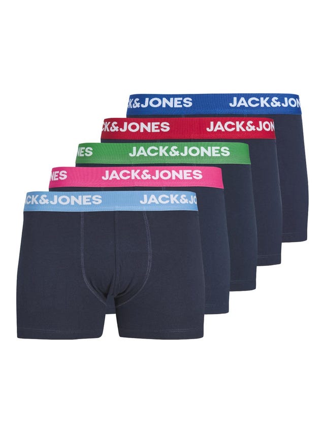 Jack & Jones Plus Size 5-pakkainen Alushousut - 12240285