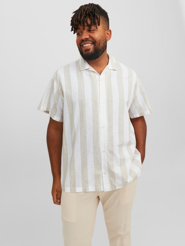 Jack & Jones Plus Size Regular Fit Striped shirt - 12240349