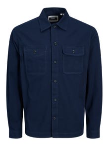 Jack & Jones Relaxed Fit Overshirt -Navy Blazer - 12240366