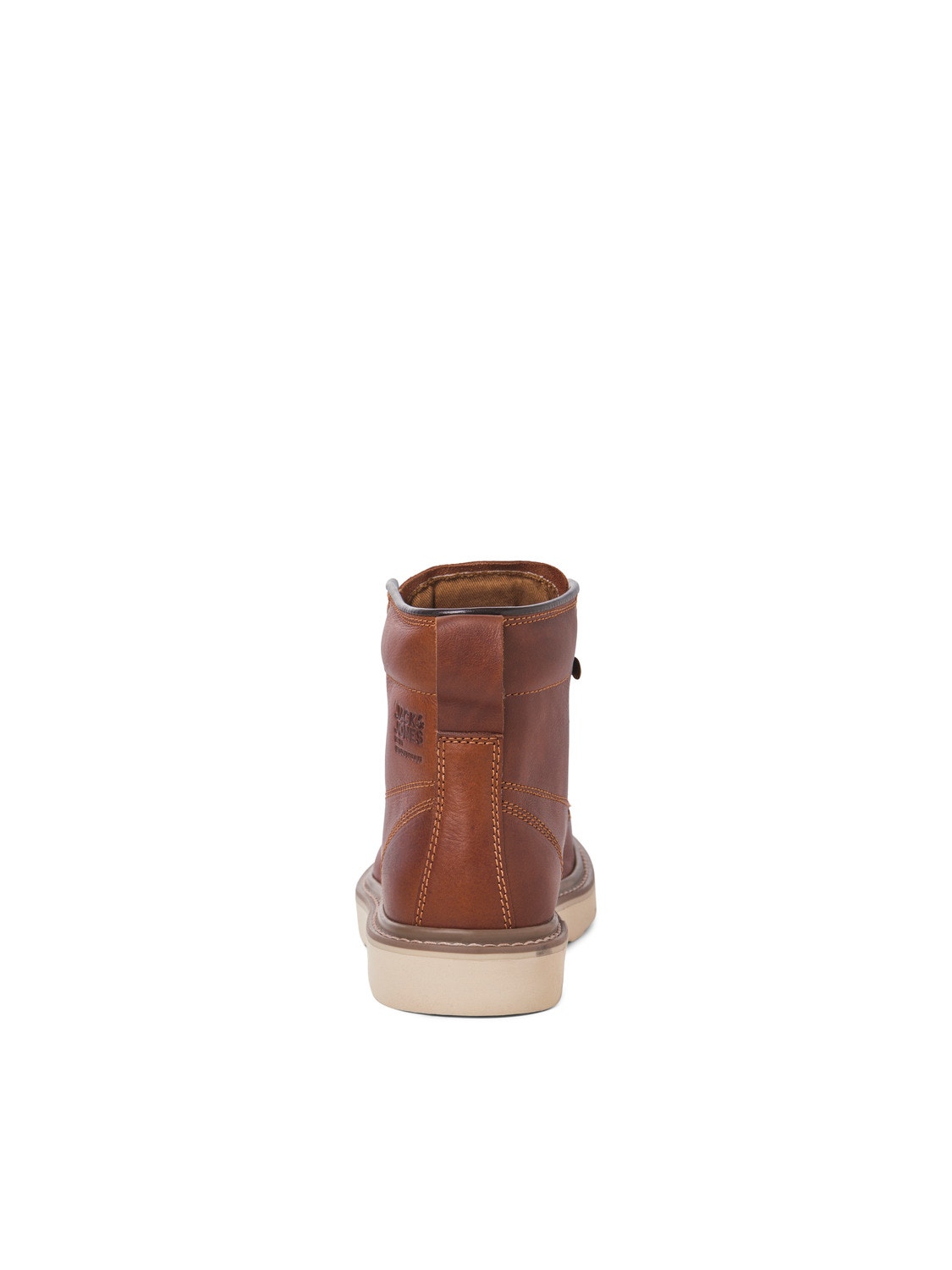 Jack & Jones Leather Boots -Cognac - 12240443