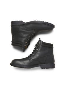 Jack & Jones Leather Boots -Anthracite - 12240480