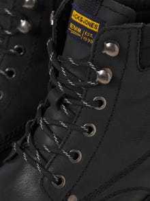 Jack & Jones Lær Boots -Anthracite - 12240480