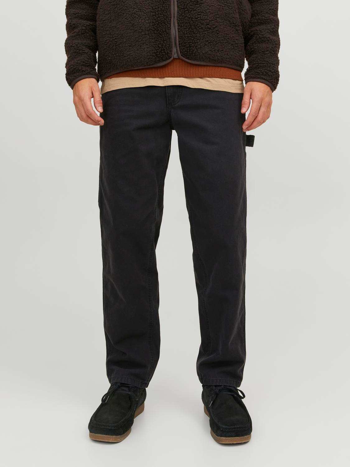 Jack & Jones Παντελόνι Relaxed Fit Cargo -Black - 12240492