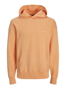 Jack & Jones Gładki Bluza z kapturem -Pumpkin - 12240572