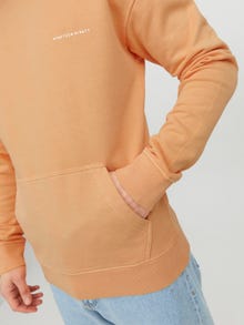 Jack & Jones Gładki Bluza z kapturem -Pumpkin - 12240572