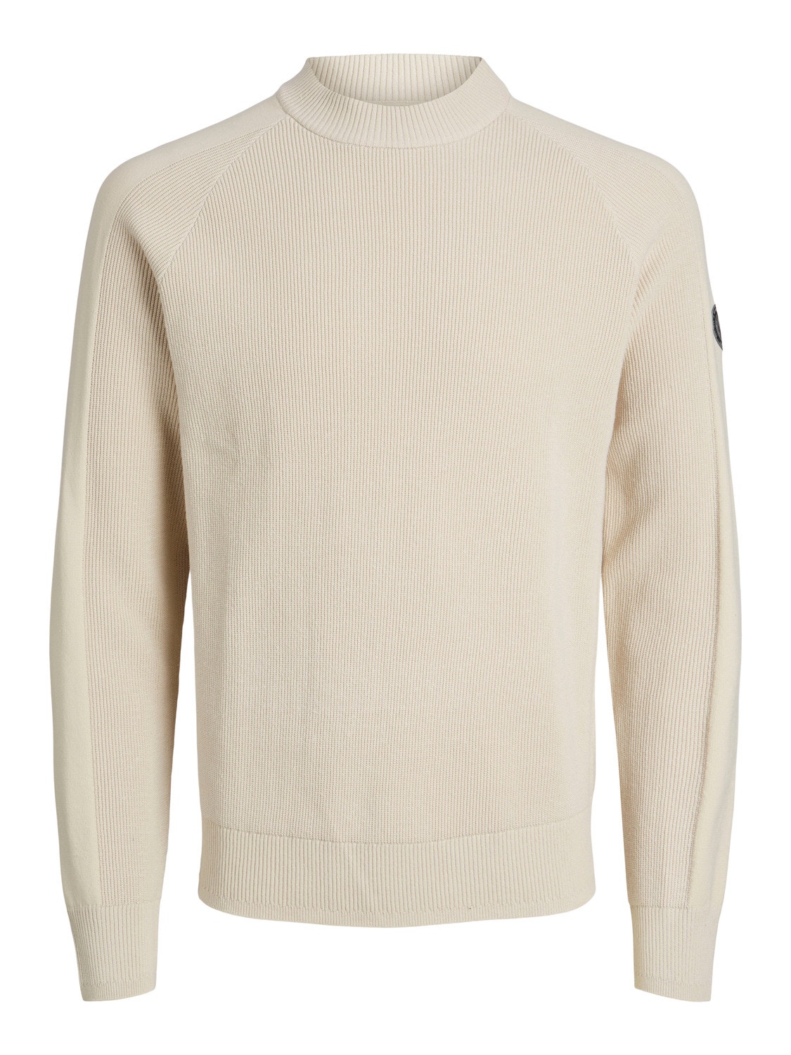 Jack & Jones Vanlig Strikkegenser med rund hals -Moonbeam - 12240599