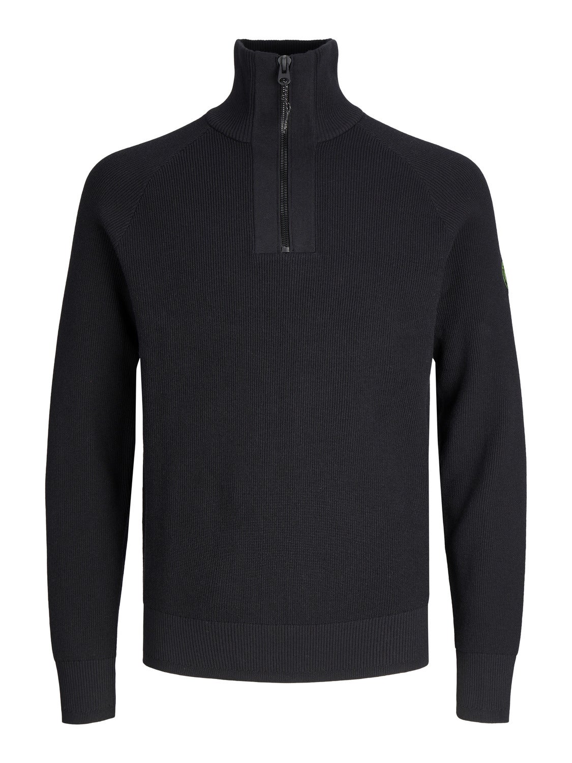 Black half zip online jumper