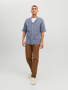 Jack & Jones Regular Fit Avslappnad skjorta -Blue Mirage - 12240639