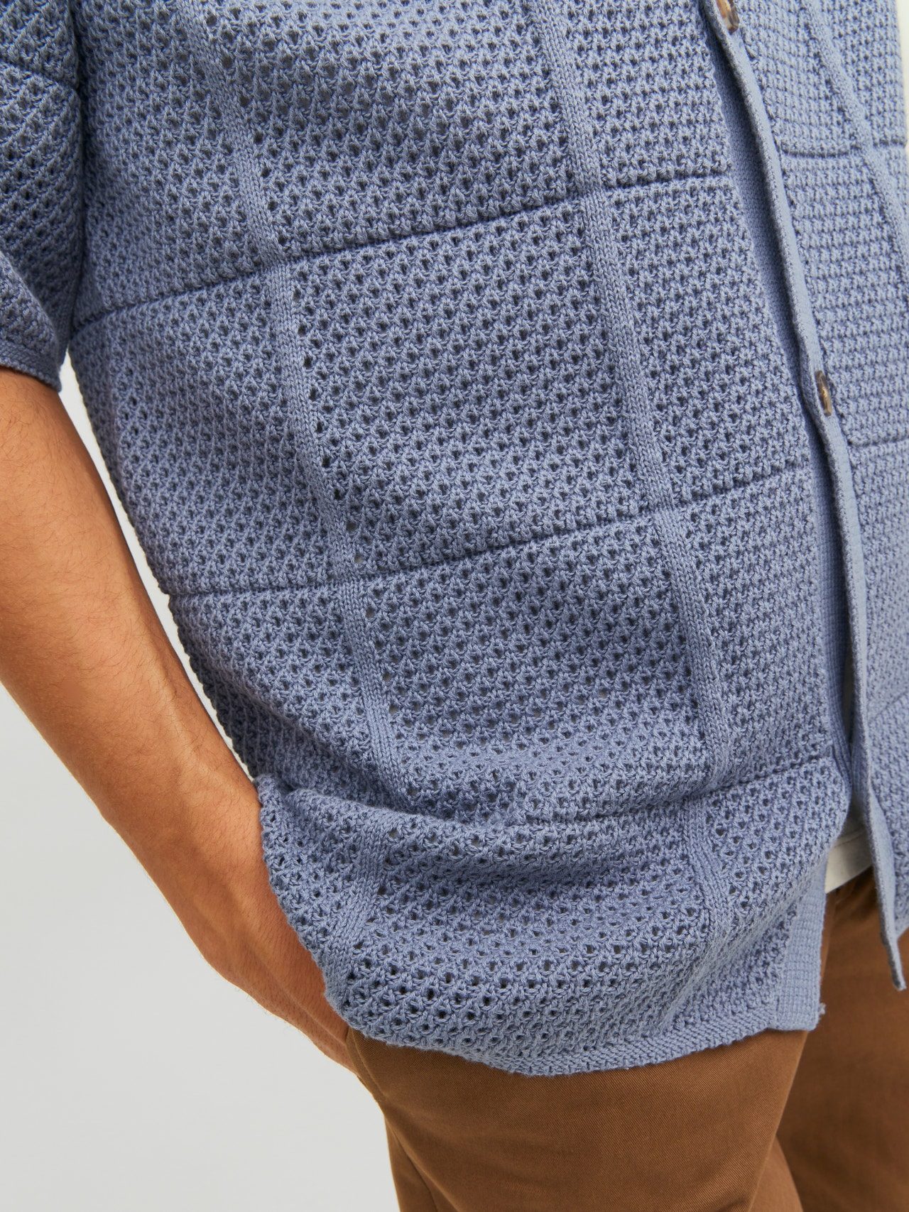 Jack & Jones Regular Fit Volnočasová košile -Blue Mirage - 12240639
