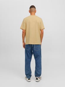 Jack & Jones Logo Kruhový výstřih Tričko -Reed Yellow - 12240664