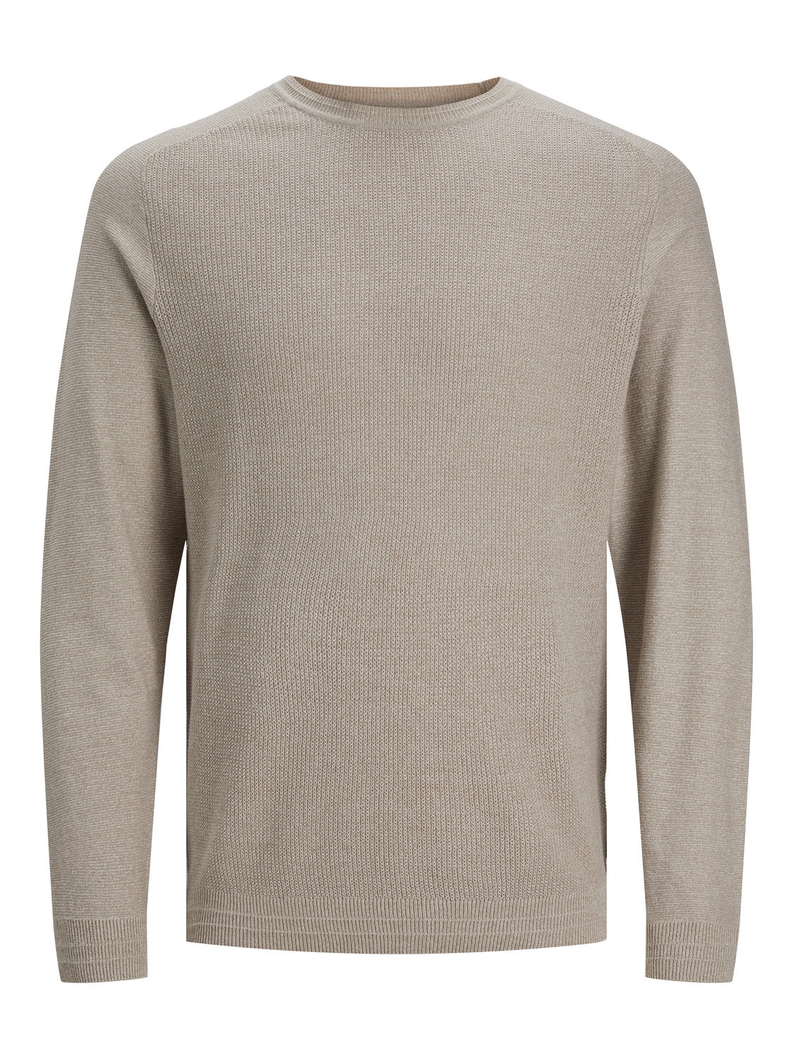 Jack & Jones Bez vzoru Svetr s okrouhlým výstřihem -Pure Cashmere - 12240711