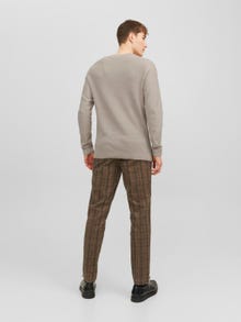 Jack & Jones Effen Gebreide trui met ronde hals -Pure Cashmere - 12240711