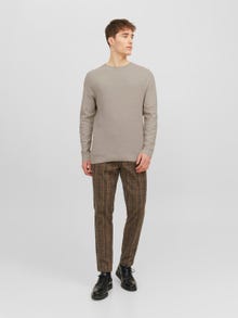 Jack & Jones Effen Gebreide trui met ronde hals -Pure Cashmere - 12240711