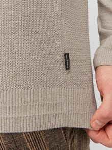 Jack & Jones Vienspalvis Apatinis megztinis -Pure Cashmere - 12240711