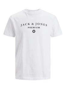 Jack & Jones Plus Logo T-särk -Bright White - 12240725
