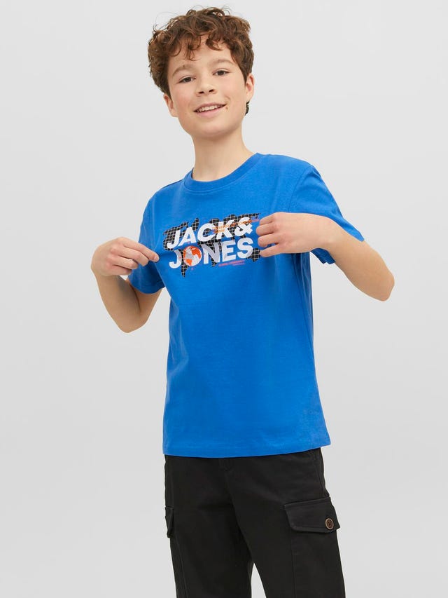 Jack & Jones Logo T-shirt Til drenge - 12240947