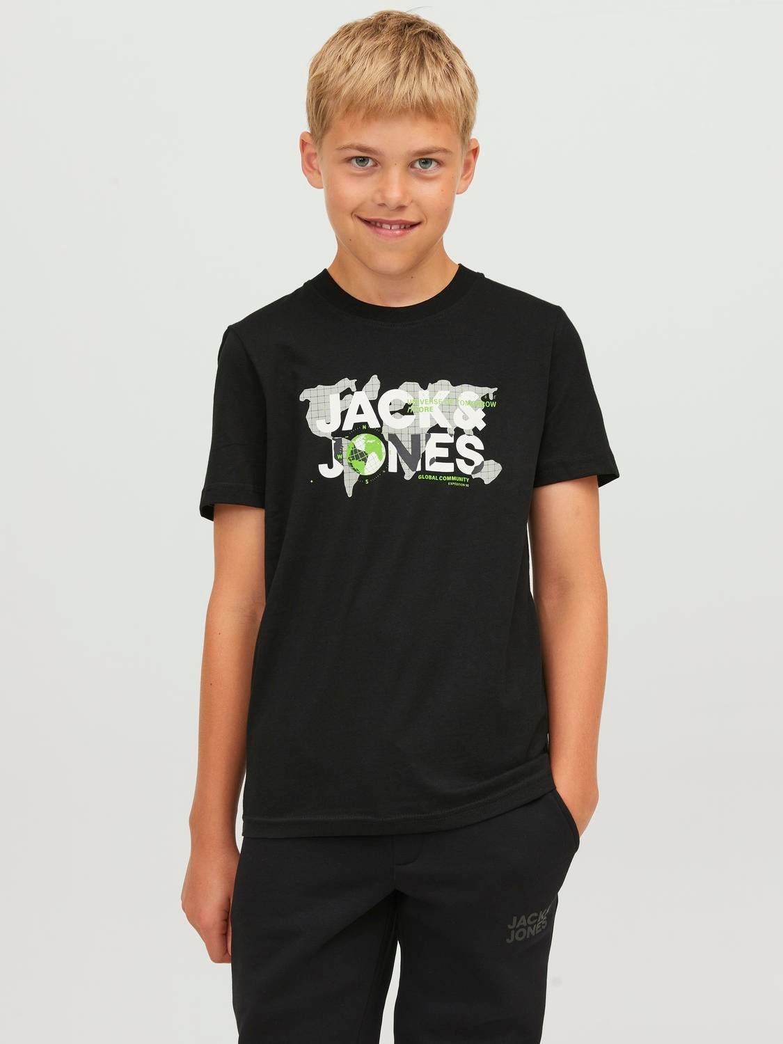 T-shirt Logo Pour Les Garçons - Jack & Jones - Modalova