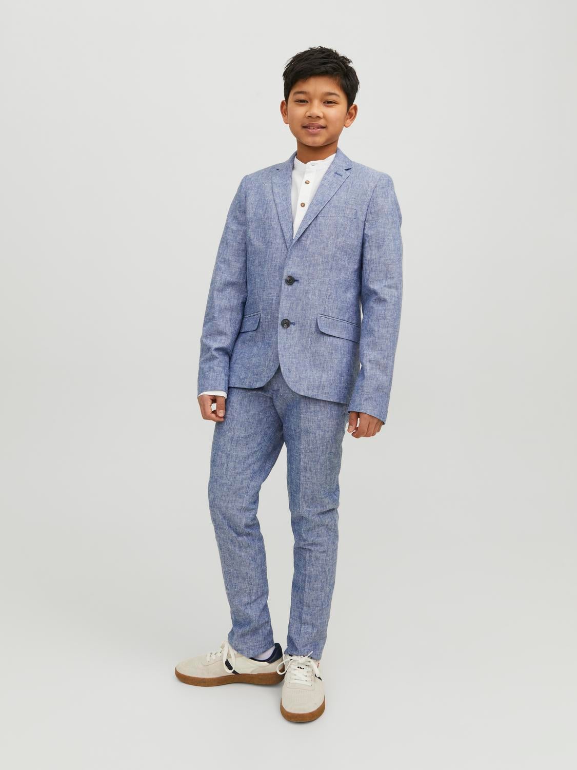 Boys linen trousers with front pockets  PlayUp