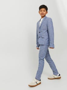 Jack & Jones JPRRIVIERA Eleganckie spodnie Dla chłopców -Chambray Blue - 12240952