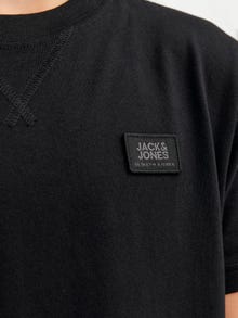Jack & Jones Logo T-shirt For boys -Black - 12240964