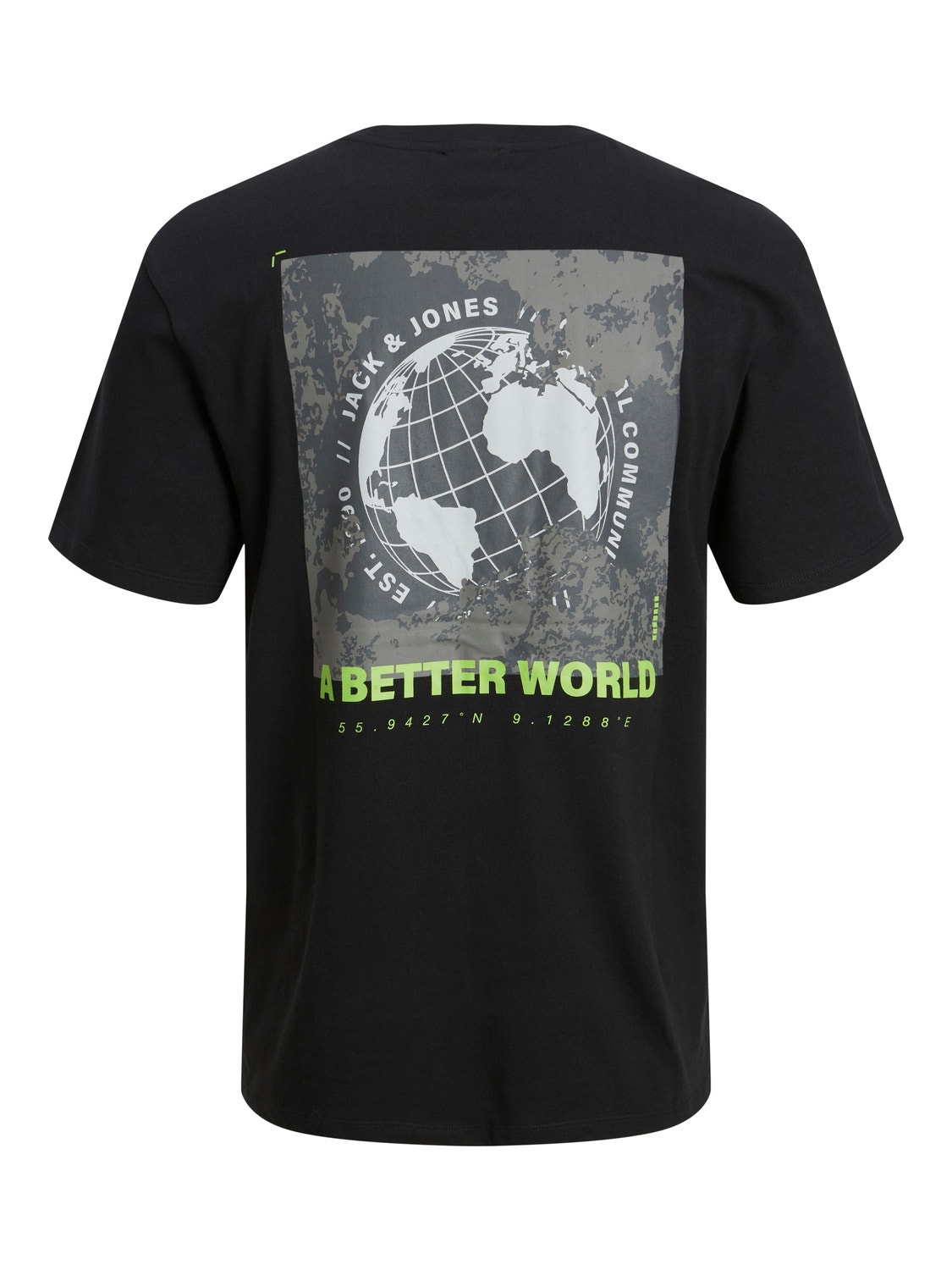 Jack & Jones Trykk T-skjorte For gutter -Black - 12240968
