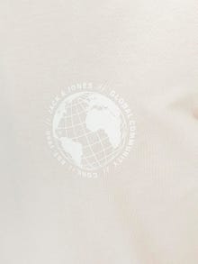 Jack & Jones Printed T-shirt For boys -Moonbeam - 12240968