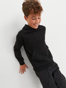 Jack & Jones Sima Kapucnis felső Ifjúsági -Black - 12240994