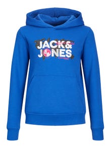 Jack & Jones Logotyp Huvtröje För pojkar -Blue Iolite - 12241029