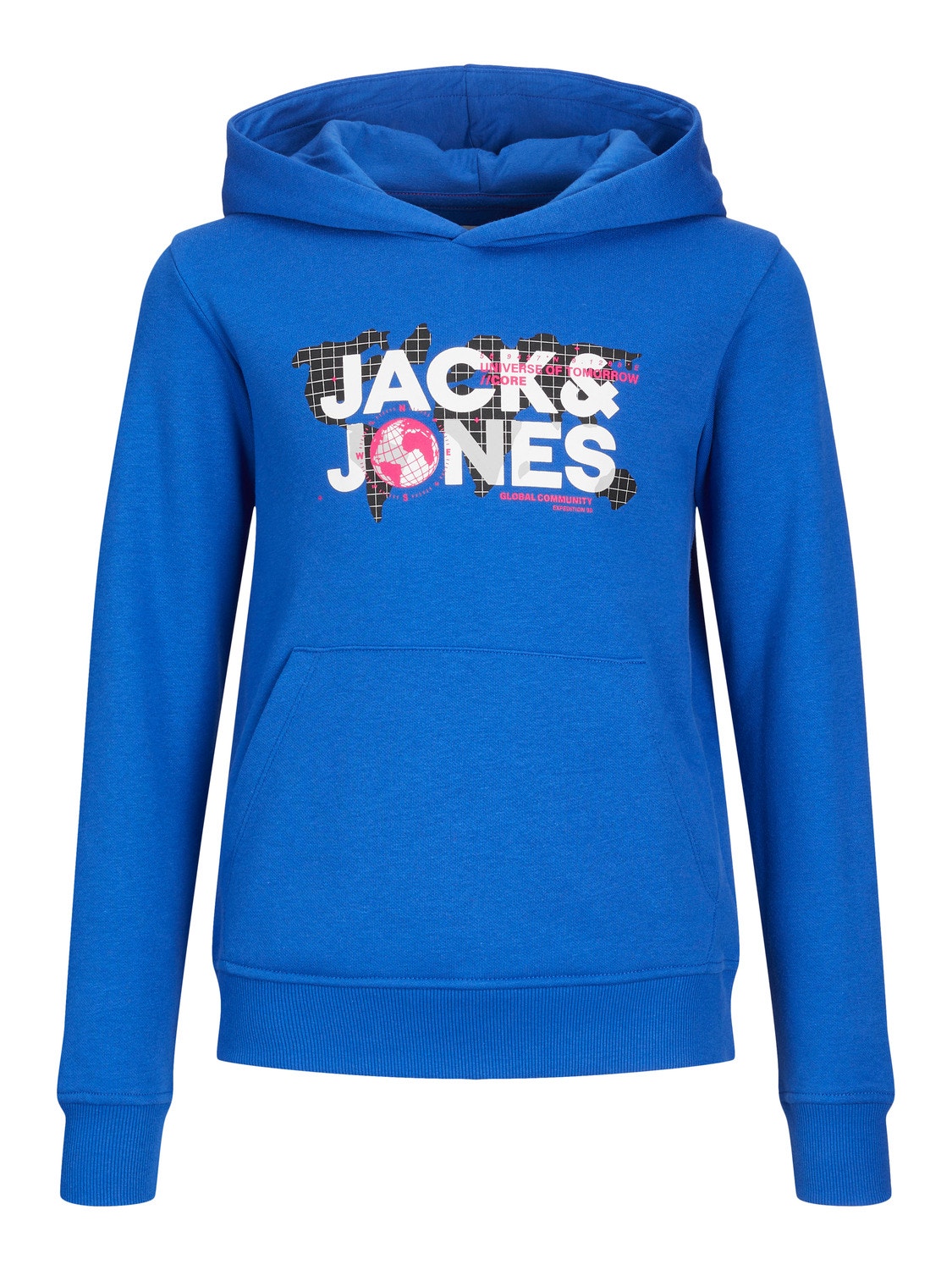 Jack & Jones Logotyp Huvtröje För pojkar -Blue Iolite - 12241029
