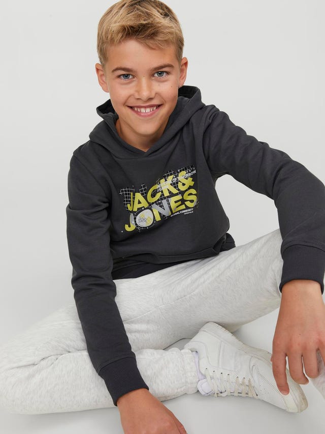 Jack & Jones Logo Hoodie Voor jongens - 12241029