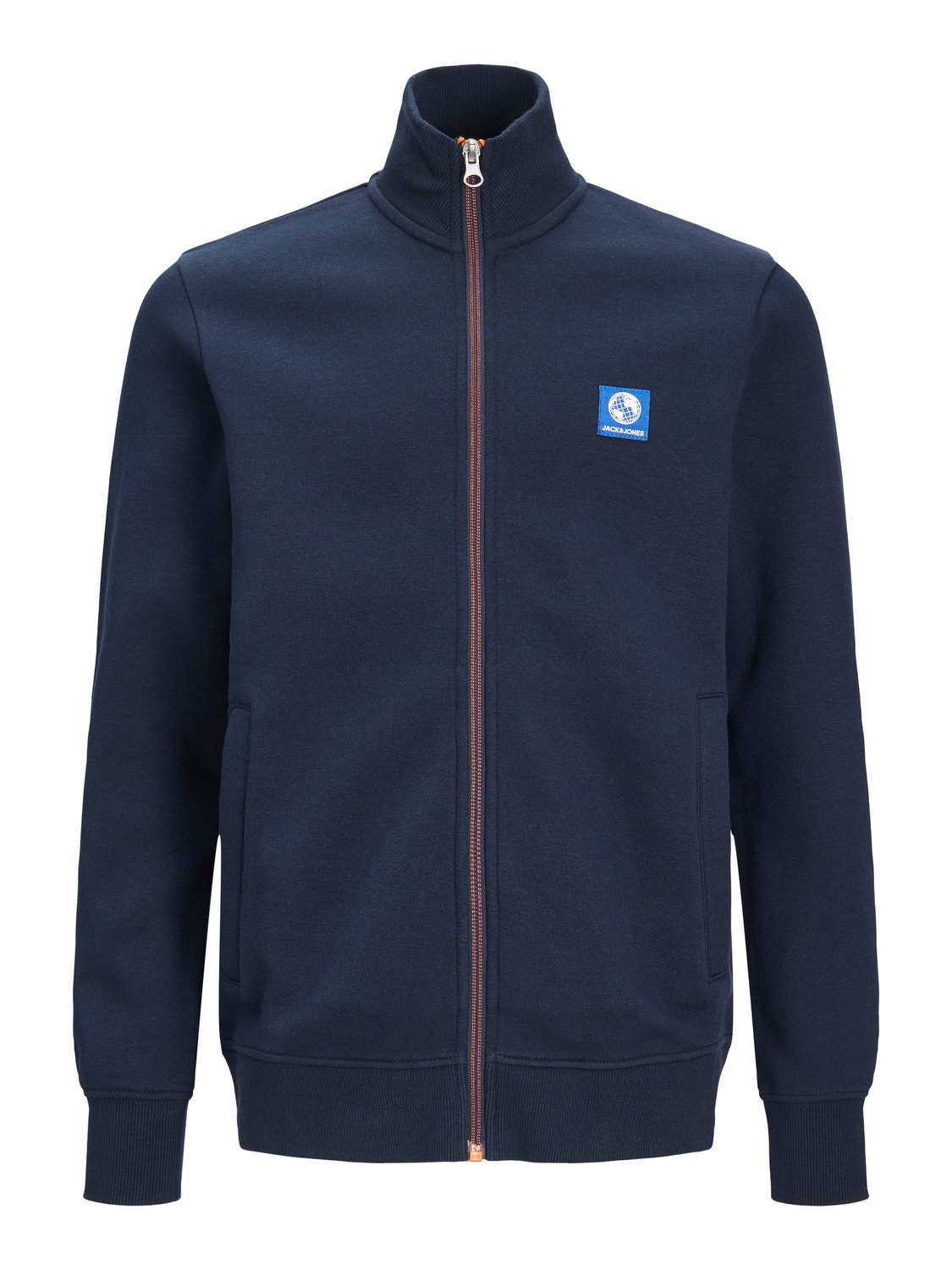 Jack & Jones Logo Sweatshirt met rits Voor jongens -Navy Blazer - 12241088