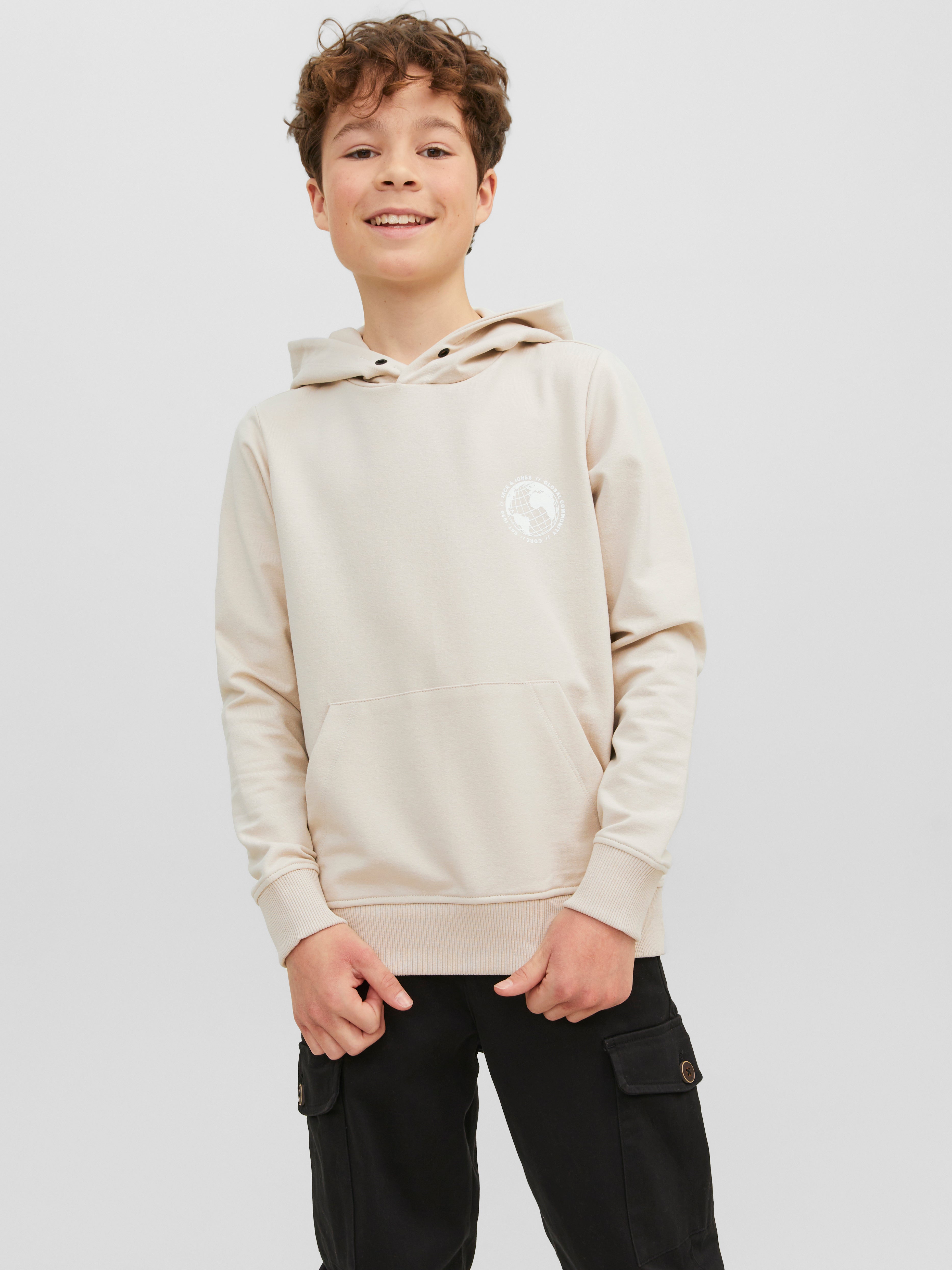 Boys 2025 tan hoodie