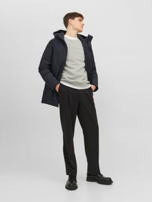 Jack & Jones Painettu Pyöreäkauluksinen collegepaita -Ultimate Grey - 12241106