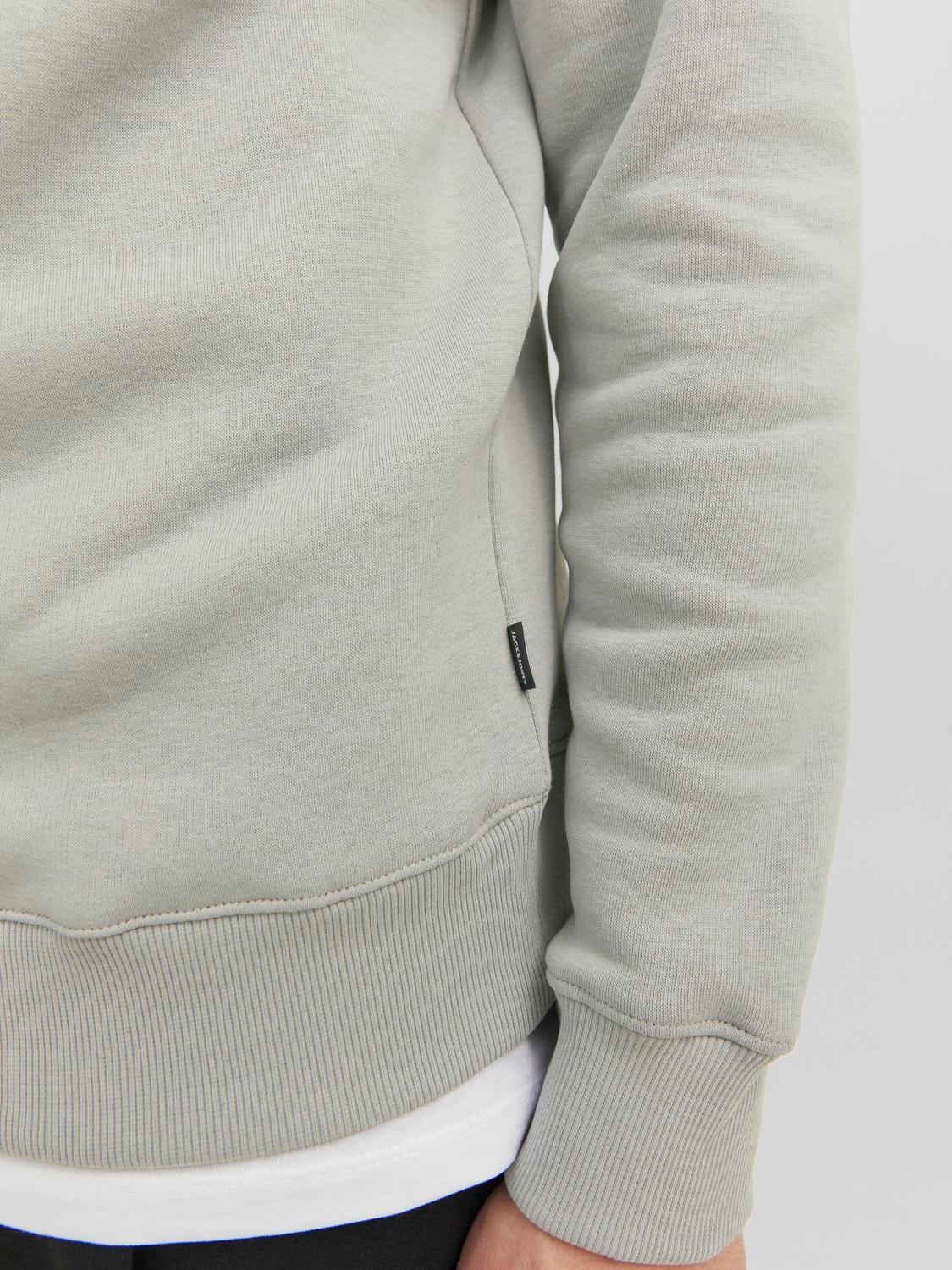 Jack & Jones Bedrukt Sweatshirt met ronde hals -Ultimate Grey - 12241106