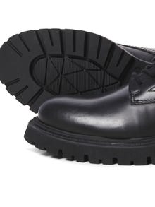 Jack & Jones Leather Boots -Anthracite - 12241131