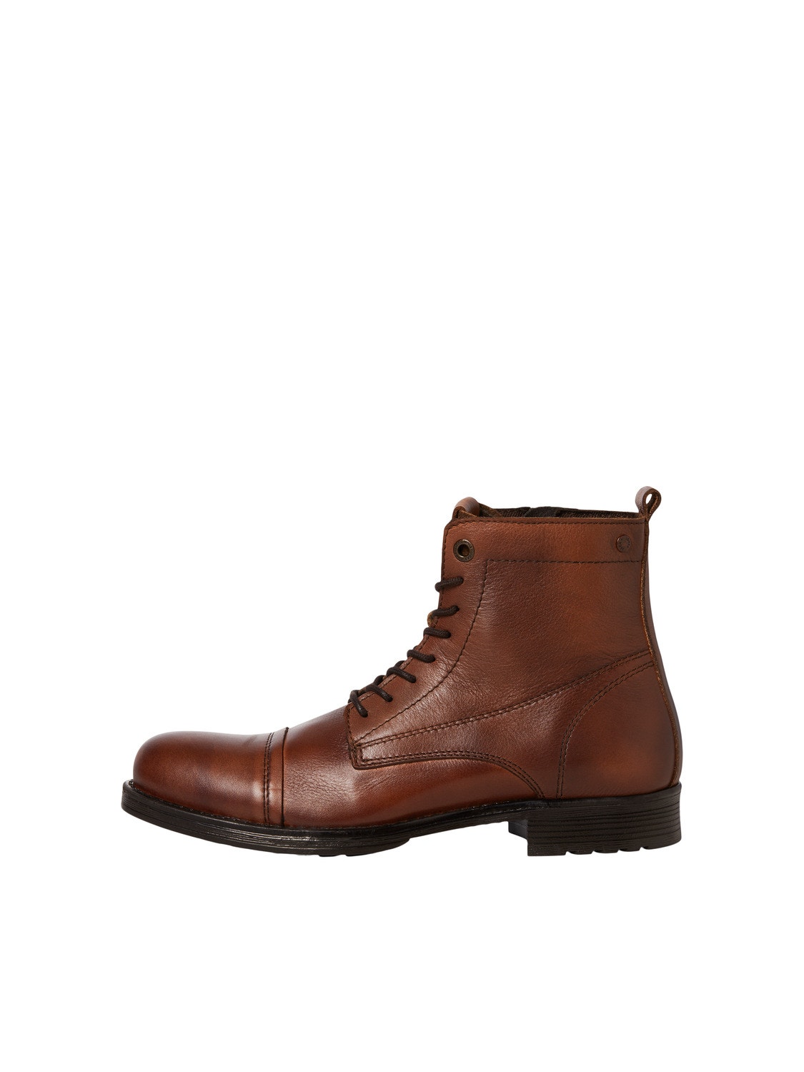 Jack & Jones Leather Boots -Cognac - 12241142