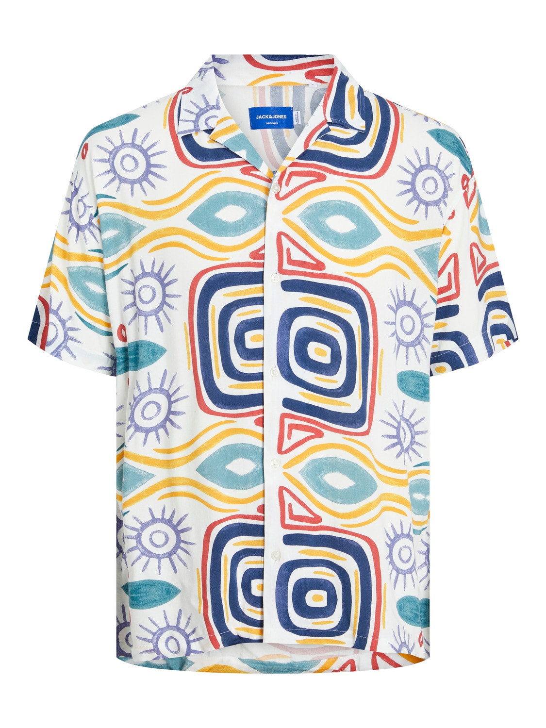 Jack & Jones Regular Fit Resort overhemd -Cloud Dancer - 12241163