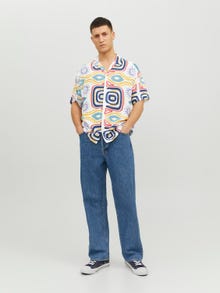 Jack & Jones Regular Fit Resort shirt -Cloud Dancer - 12241163