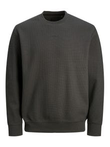 Jack & Jones Vienspalvis Apatinis prakaituojantis megztinis -Black Sand - 12241205