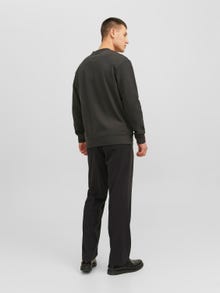 Jack & Jones Vienspalvis Apatinis prakaituojantis megztinis -Black Sand - 12241205