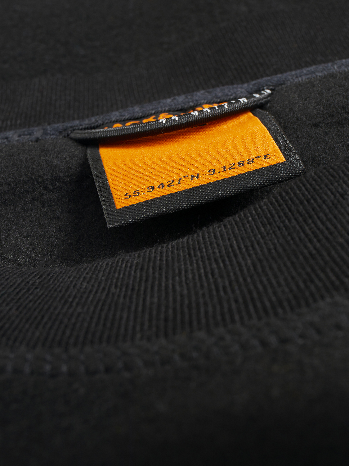 Jack & Jones Enfärgat Crewneck tröja -Black - 12241523