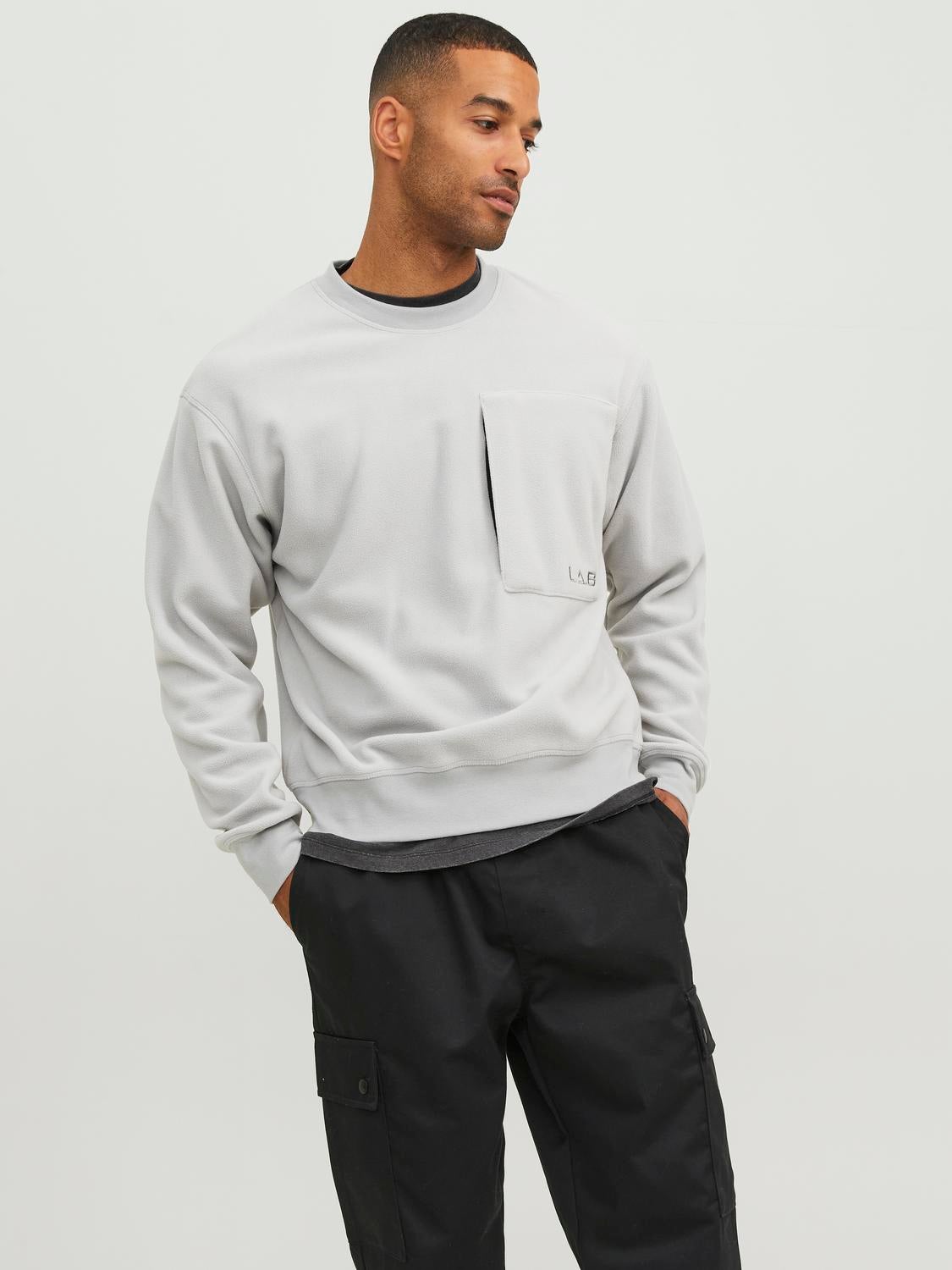 Einfarbig Sweatshirt